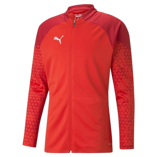 PUMA Herren Teamcup Trainingsjacke Strickjacke, Rot, M von PUMA