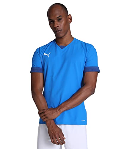 PUMA Herren Teamfinal-Trikot Fußballtrikot, Electric Blue Limonade Limoges, 2XL von PUMA