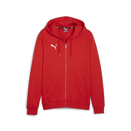 PUMA Herren Teamgoal Casuals Hooded Jacket Sweat, Puma Red-puma White, M EU PUMA Herren Teamgoal Casuals Hooded Jacket Sweat, Puma Red-puma White, M EU von PUMA