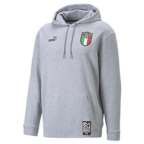 PUMA Herren Tops Italien ftblCulture Hoodie Herren 3XL Medium Gray Heather Peacoat Blue PUMA Herren Tops Italien ftblCulture Hoodie Herren 3XL Medium Gray Heather Peacoat Blue von PUMA