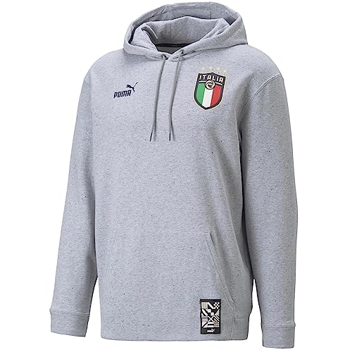 PUMA Herren Tops Italien ftblCulture Hoodie Herren XXL Medium Gray Heather Peacoat Blue PUMA Herren Tops Italien ftblCulture Hoodie Herren XXL Medium Gray Heather Peacoat Blue von PUMA