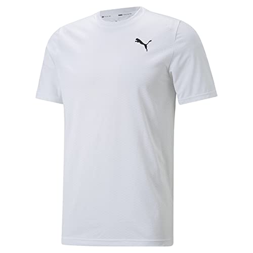 PUMA Herren Train FAV Blaster Tee White, S von PUMA