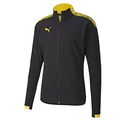 PUMA Herren Trainingsjacke ftblNXT Pro, Black/ULTRA YELLOW, M, 656531 von PUMA