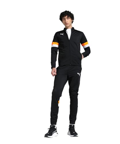 PUMA Herren individualRISE Tracksuit Gestrickte Anzüge, PUMA Black-Heat Fire, PUMA Herren individualRISE Tracksuit Gestrickte Anzüge, PUMA Black-Heat Fire, von PUMA