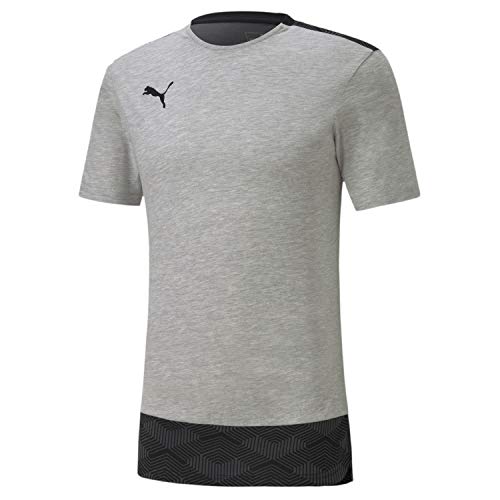 Puma Herren teamFINAL 21 Casuals Tee T-Shirt, Light Gray Heather, M Puma Herren teamFINAL 21 Casuals Tee T-Shirt, Light Gray Heather, M von PUMA