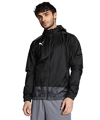 PUMA Herren teamGOAL 23 Training Rain Jack Regenjacke, Black-Asphalt, XL von PUMA