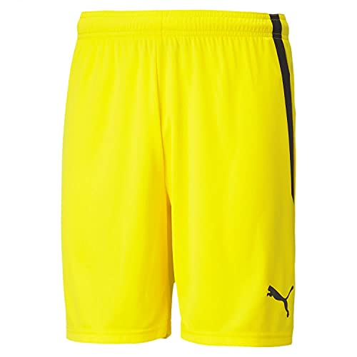 PUMA Men's teamLIGA Shorts Boardshorts, Cyber Yellow Black, L PUMA Men's teamLIGA Shorts Boardshorts, Cyber Yellow Black, L von PUMA