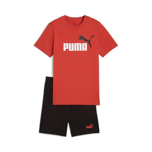 PUMAESS 2 COLOR No. 1 Logo Tee and Shorts Set B Red Fire PUMAESS 2 COLOR No. 1 Logo Tee and Shorts Set B Red Fire von PUMA