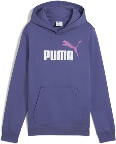 PUMA Jungen ESS 2 Color No. 1 Logo Hoodie FL B Kapuzenpullis, Blue Crystal, PUMA Jungen ESS 2 Color No. 1 Logo Hoodie FL B Kapuzenpullis, Blue Crystal, von PUMA