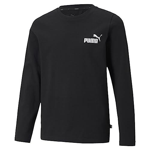 PUMA Jungen ESS No. 1 Logo Ls Tee B T-Stück, Schwarz, 140 EU von PUMA