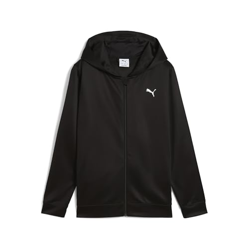 PUMA Jungen TAD ESS Full Zip Jacket B Sweatjacken, Puma Black, PUMA Jungen TAD ESS Full Zip Jacket B Sweatjacken, Puma Black, von PUMA