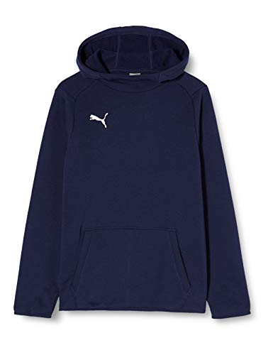 PUMA Kinder Liga Casuals Hoody Jr, Peacoat White, 116 PUMA Kinder Liga Casuals Hoody Jr, Peacoat White, 116 von PUMA