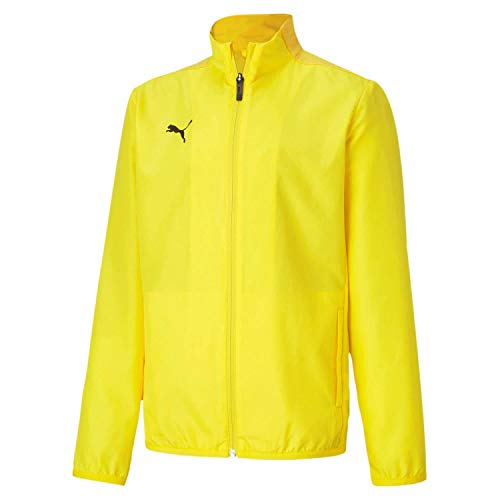 PUMA Kinder teamGOAL 23 Sideline Jacket Jr Trainingsjacke, Cyber Yellow-Spectra Yellow, 176 von PUMA