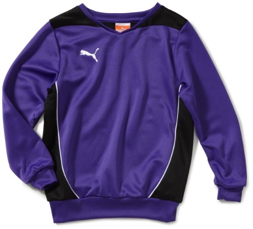 PUMA Kinder Sweatshirt Foundation Training Trainingssweatshirt, Team Violet/Black, 164 von PUMA