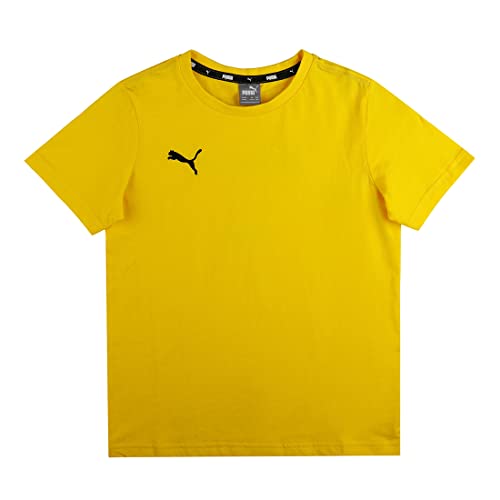 PUMA Unisex Teamgoal 23 casual t-shirt jr T shirt, Cyber Yellow, 128 EU von PUMA