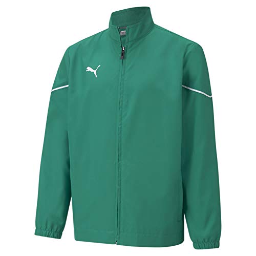 PUMA Kinder teamRISE Sideline Jacket Jr Trainingsjacke, Pepper Green Black, 128 von PUMA