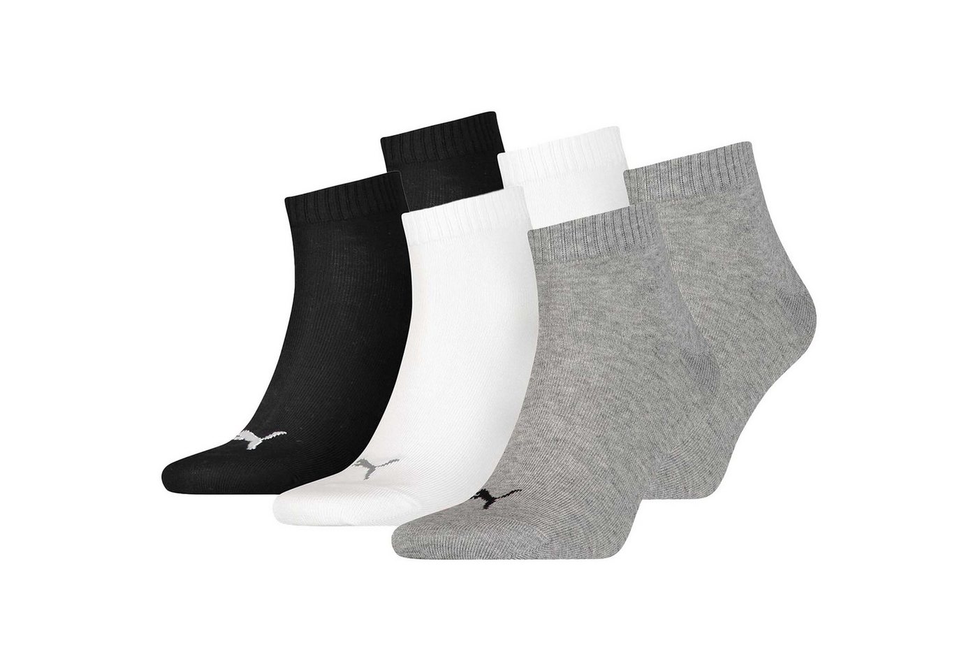 PUMA Kurzsocken Unisex Socken, 6er Pack - Quarter, Sneaker von PUMA