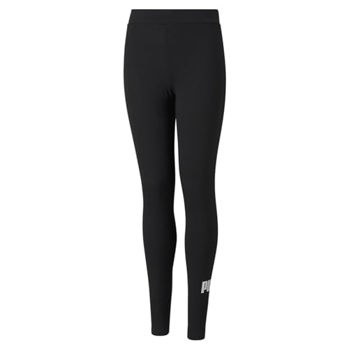 PUMA Mädchen Logo Leggings, Puma Black, 140 EU von PUMA