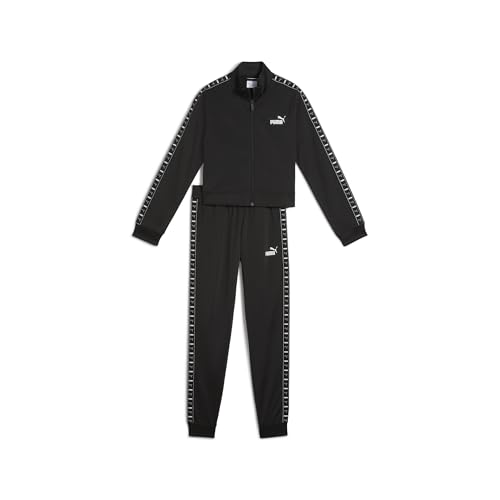 PUMA Mädchen ESS TAPE Poly Suit G Gestrickte Anzüge, PUMA Black, PUMA Mädchen ESS TAPE Poly Suit G Gestrickte Anzüge, PUMA Black, von PUMA