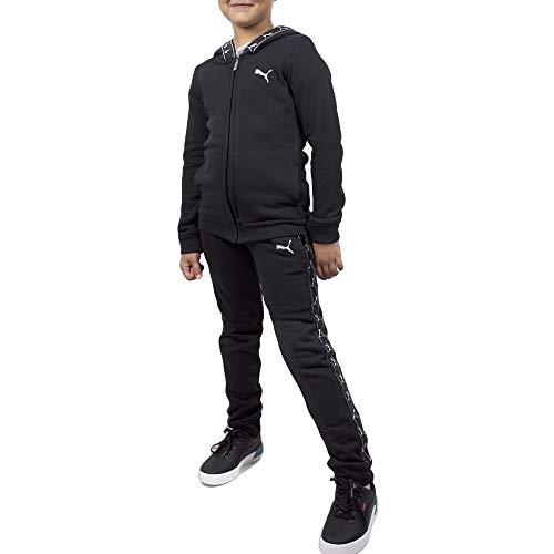 PUMA Mädchen G Full Zip Sweat Suit FL Trainingsanzug, Schwarz, 15-16Y PUMA Mädchen G Full Zip Sweat Suit FL Trainingsanzug, Schwarz, 15-16Y von PUMA