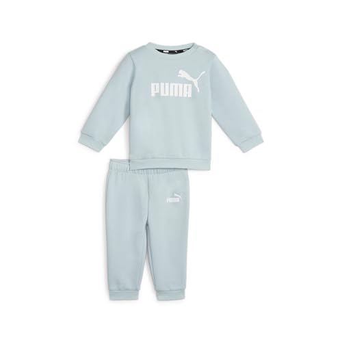 PUMA Unisex Kinder Minicats ESS Crew Jogger FL Trainingsanzug, Türkis Surf, 92 EU von PUMA