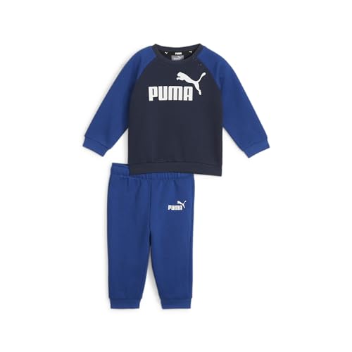 PUMA Unisex Kinder Minicats Ess Raglan Jogger Fl Trainingsanzug, Kobaltglasur, 92 EU von PUMA