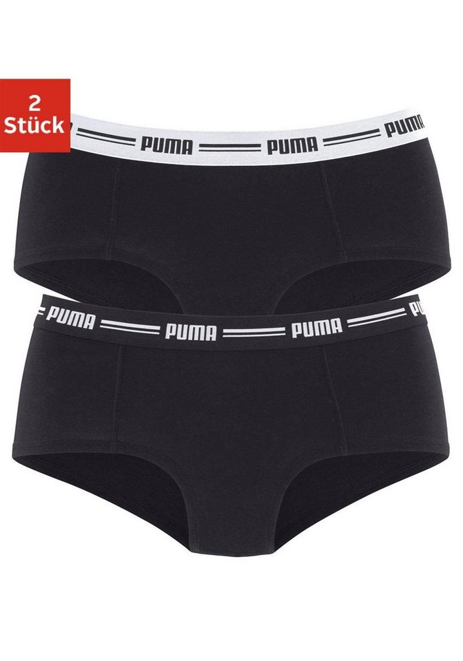 PUMA Panty Iconic (Packung, 2er-Pack) mit markantem Logo-Bund von PUMA