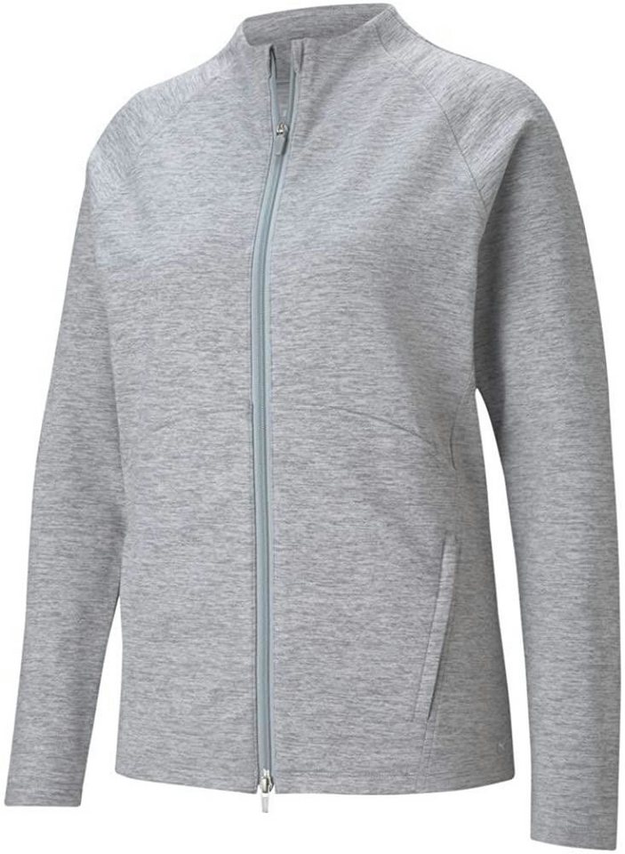 PUMA Poloshirt Puma Golf Jacke Cloudspun Full Zip Grau Damen PUMA Poloshirt Puma Golf Jacke Cloudspun Full Zip Grau Damen von PUMA