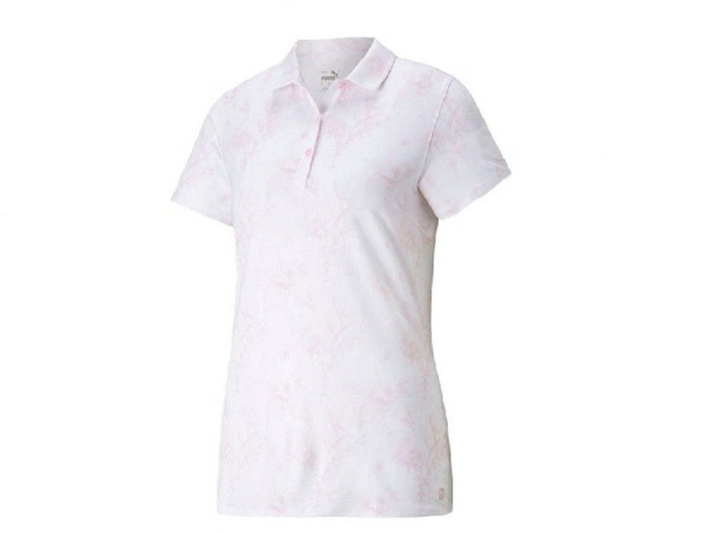 PUMA Poloshirt Puma Golf Polo Cloudspun Tropical Rosa/Weiß Damen L PUMA Poloshirt Puma Golf Polo Cloudspun Tropical Rosa/Weiß Damen L von PUMA