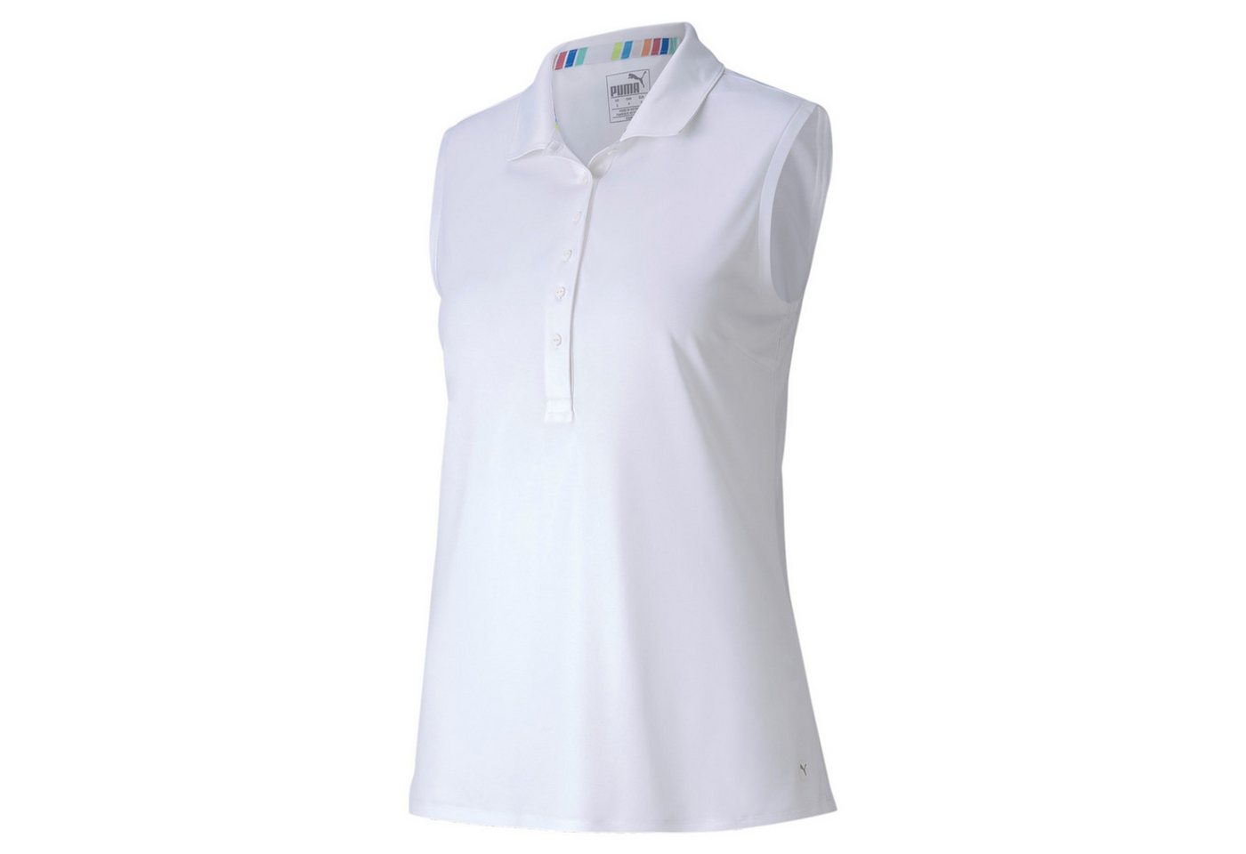 PUMA Poloshirt Puma Golf Polo Rotation Sleeveless Weiß Damen PUMA Poloshirt Puma Golf Polo Rotation Sleeveless Weiß Damen von PUMA