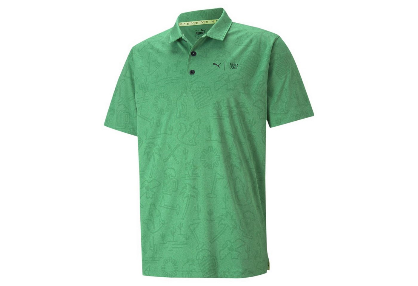 PUMA Poloshirt Puma Golf Polo First Mile Flash Grün Herren PUMA Poloshirt Puma Golf Polo First Mile Flash Grün Herren von PUMA