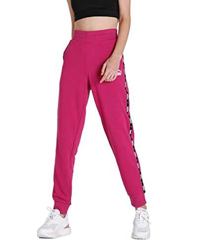 PUMA Power Tape Jogginghose Damen, Farbe:Fuchsia, Größe:S von PUMA