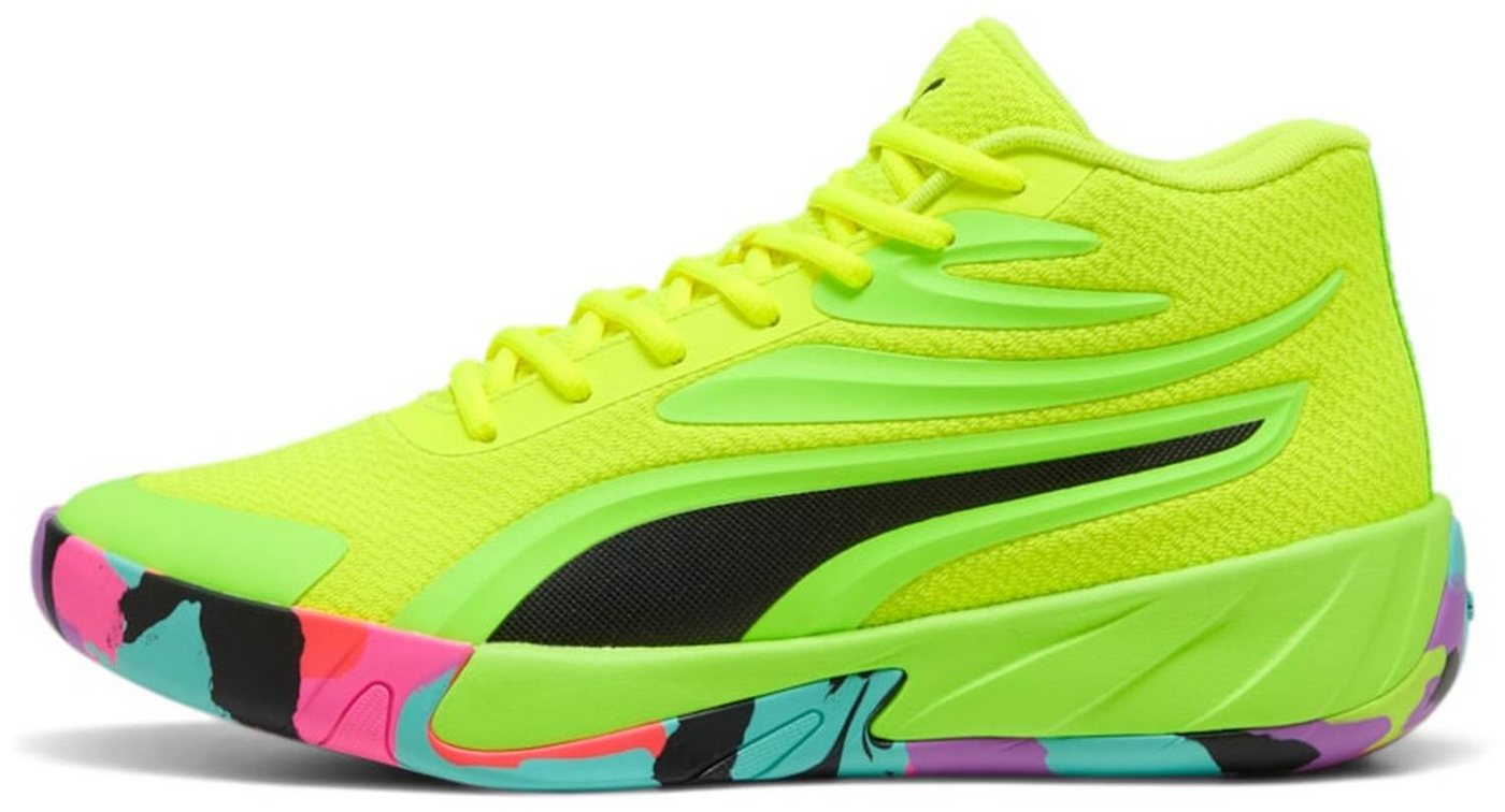 PUMA Puma Court Pro Marble Yellow Alert-Green Glare Sneaker PUMA Puma Court Pro Marble Yellow Alert-Green Glare Sneaker von PUMA