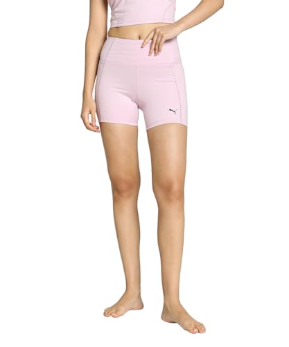 PUMA STUDIO FOUNDATIONS BIKER SHORT, Unisex-Erwachsene Strumpfhose, Grape Mist Heather, von PUMA