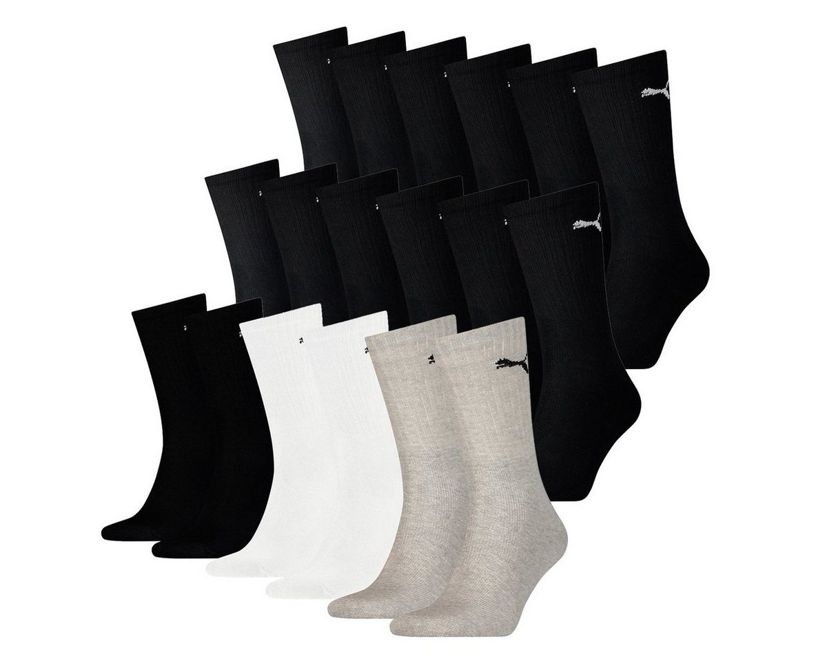 PUMA Socken 18 Paar Puma Sport Cush Crew von PUMA