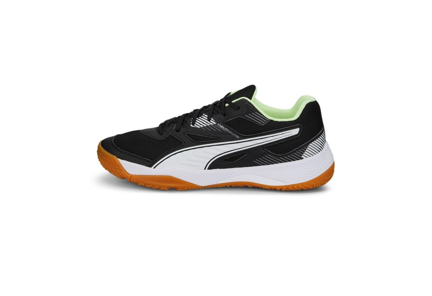 PUMA Solarflash II PUMA BLACK-PUMA WHITE-FIZZY LI Hallenschuh PUMA Solarflash II PUMA BLACK-PUMA WHITE-FIZZY LI Hallenschuh von PUMA