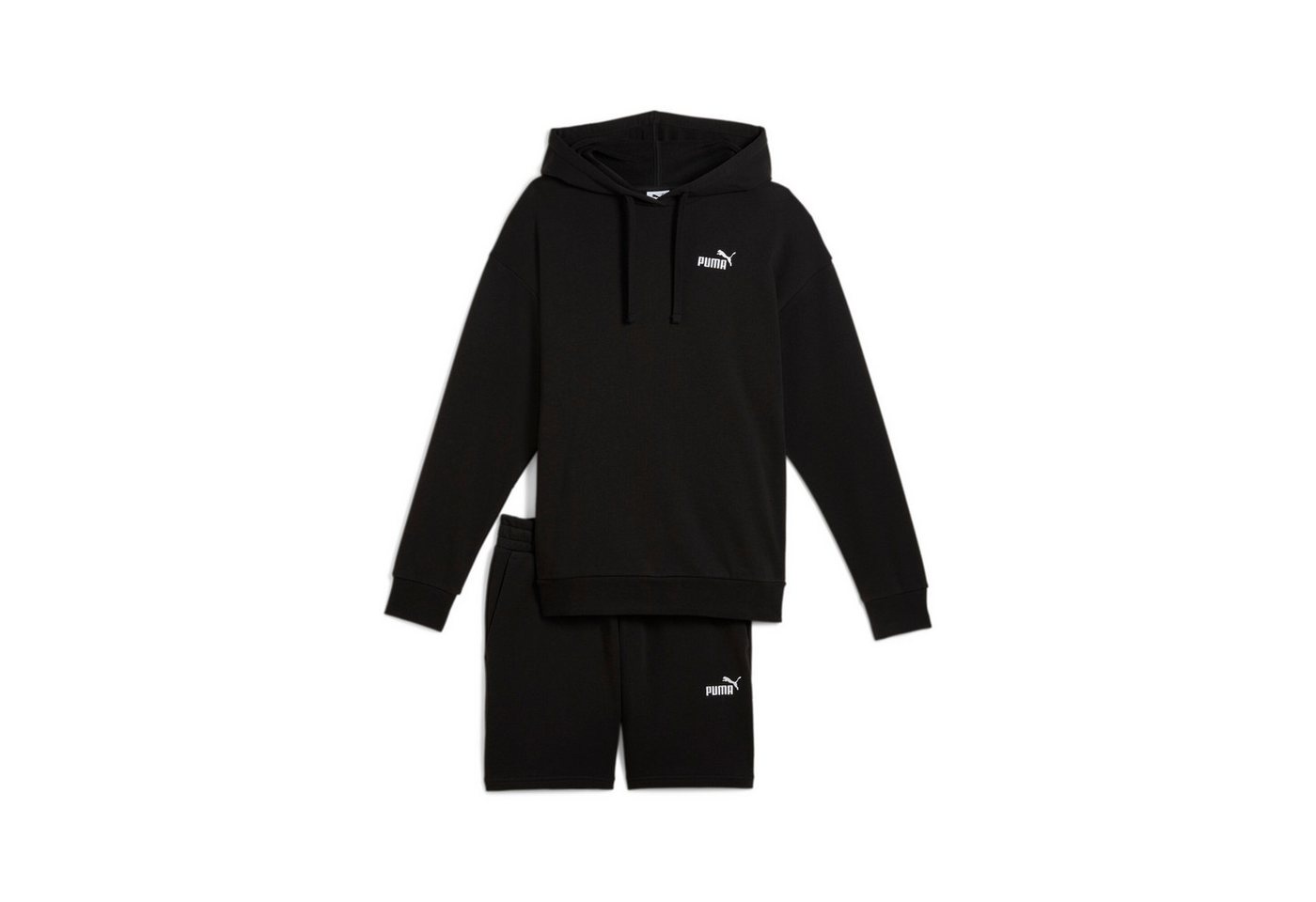 PUMA Trainingsanzug SHORT HOODED RELAXED SWEAT SUIT 7" TR OP (2-tlg) von PUMA