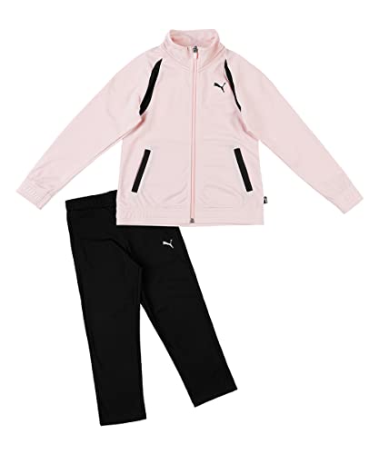 PUMA Tricot Suit Op G Trainingsanzug, Black-Rose Dust, 164 von PUMA