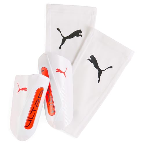 PUMA ULTRA Twist Sleeve, Unisex Schienbeinschoner, PUMA White-Glowing Red, S - 030986 PUMA ULTRA Twist Sleeve, Unisex Schienbeinschoner, PUMA White-Glowing Red, S - 030986 von PUMA