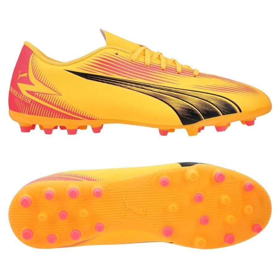 PUMA Ultra Play MG Forever Faster - Sun Stream/Schwarz/Sunset Glow von PUMA