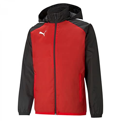 PUMA Unisex Baby Teamliga All Weather Jacke, Rot, 152 von PUMA