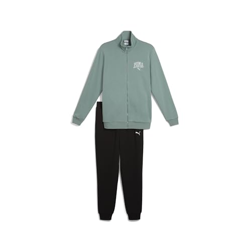 PUMA Unisex CLASS Sweat Suit TR Gestrickte Anzüge, Green Moon, PUMA Unisex CLASS Sweat Suit TR Gestrickte Anzüge, Green Moon, von PUMA