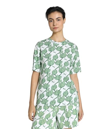 PUMA Unisex ESS+ Blossom AOP Tee T-Stück, Archive Green, L EU von PUMA