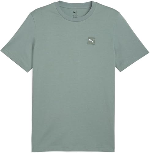 PUMA Unisex ESS Elevated Tee T-Shirts, Green Moon, PUMA Unisex ESS Elevated Tee T-Shirts, Green Moon, von PUMA