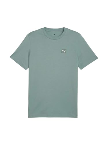 PUMA Unisex ESS Elevated Tee T-Shirts, Green Moon, PUMA Unisex ESS Elevated Tee T-Shirts, Green Moon, von PUMA