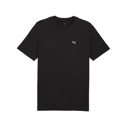 PUMA Unisex ESS Elevated Tee T-Shirts, PUMA Black, von PUMA