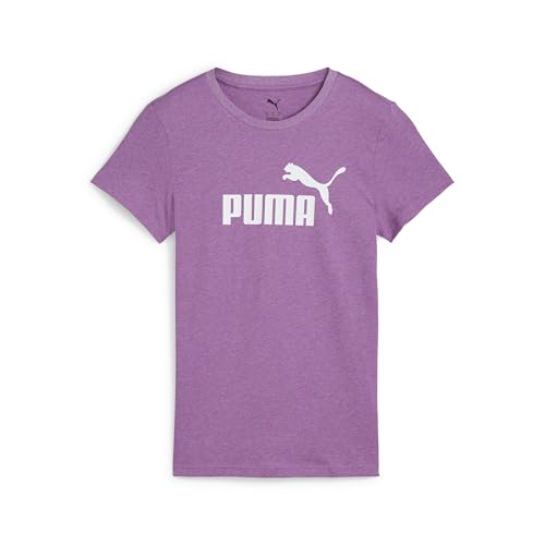 PUMA Unisex ESS No. 1 Logo Heather Tee T-Shirts, Wild Berry Heather, PUMA Unisex ESS No. 1 Logo Heather Tee T-Shirts, Wild Berry Heather, von PUMA
