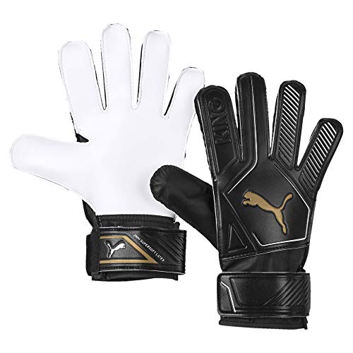 PUMA Unisex – Erwachsene King 4 torwarthandschuhe, Black-Gold White, 6 PUMA Unisex – Erwachsene King 4 torwarthandschuhe, Black-Gold White, 6 von PUMA