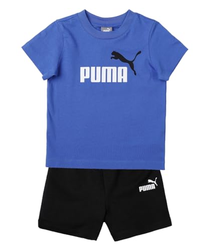 PUMA Unisex Kinder Minicats Tee & Shorts Set Jogginganzug, Royal Sapphire, 74 von PUMA