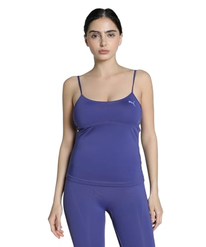 PUMA Unisex Move 2IN1 Tank - Regular Length Panzer, Blue Crystal, PUMA Unisex Move 2IN1 Tank - Regular Length Panzer, Blue Crystal, von PUMA